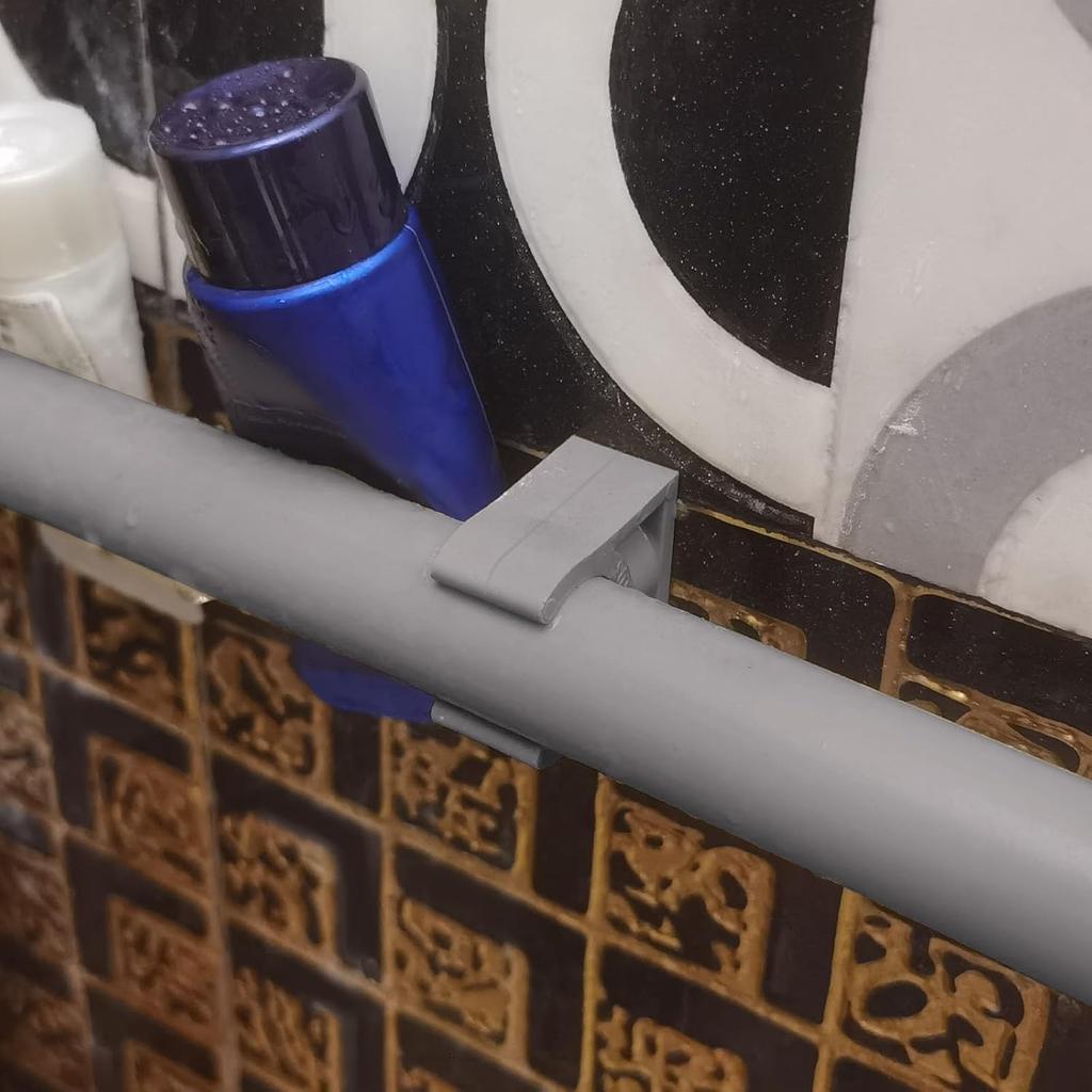 U-Shaped PVC Pipe Clamps 30Pcs Water Plastics Pipe Clamps Hose Hanger Fit for 1-1/2"/40mm OD Pipes, Suport Pex Tubing