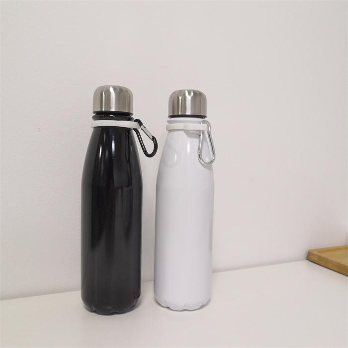 Aluminum Sublimation Blanks Sport Water Bottle 17 Oz/500 ml Insulated Water Bottle Single Wall Vacuum Sports Bottles PBA Free 501-600ml