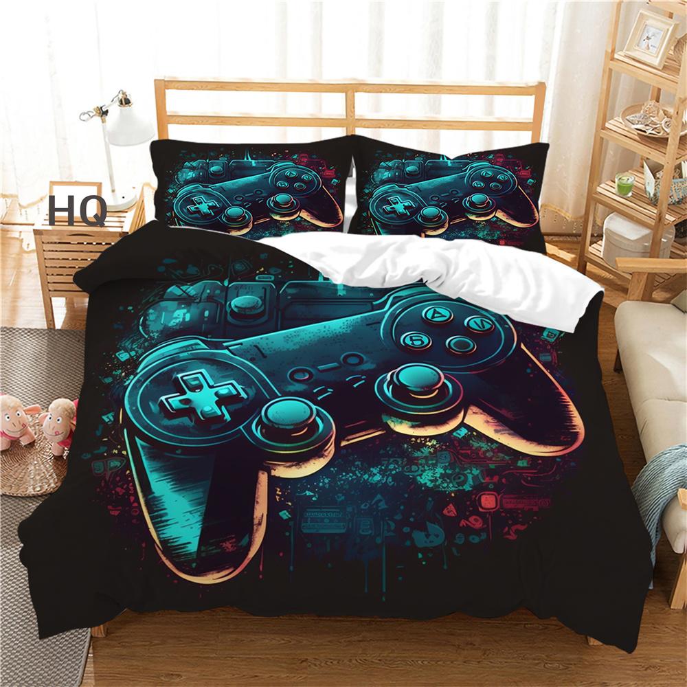 Bed Clothes 3D Game Console Printing Teens Single Size Bedding Set Fashion Luxury Boy Home Bedclothes