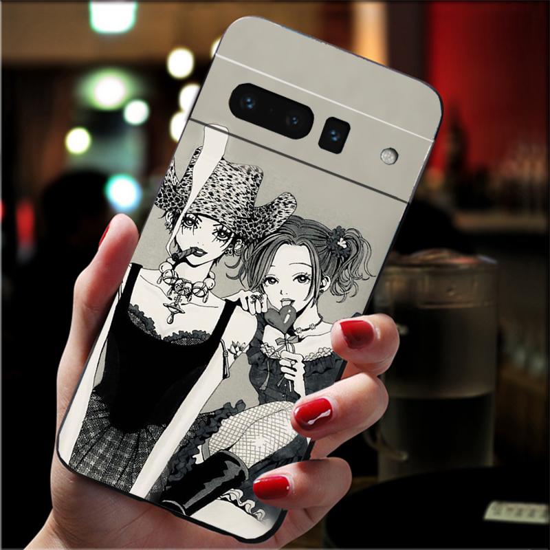 For Google Pixel 10 9 Pro XL Silicone Phone Soft Case For Google Pixel 9A 8A 7A 6A 5 Cover Shell Nana Osaki Anime