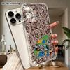 Phone Case: 2D Flat, Fits iPhone 18, 17, 16, 15, 14, 13 Pro, Transparent Corner Protection Case, Street Graffiti, Christmas and Halloween Gifts