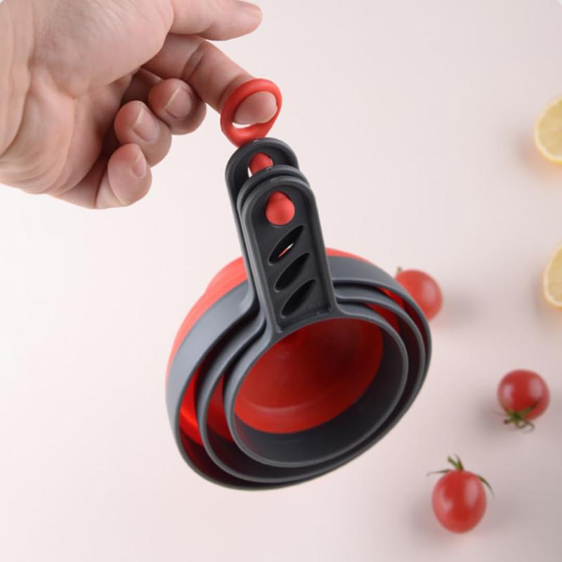 3Pcs/Set Kitchen Funnel 3Size Plastics Folding Funnel Kit Liquid Dispenser Powder Liquid Wide Mouth Jam Funnel Kitchen Tools