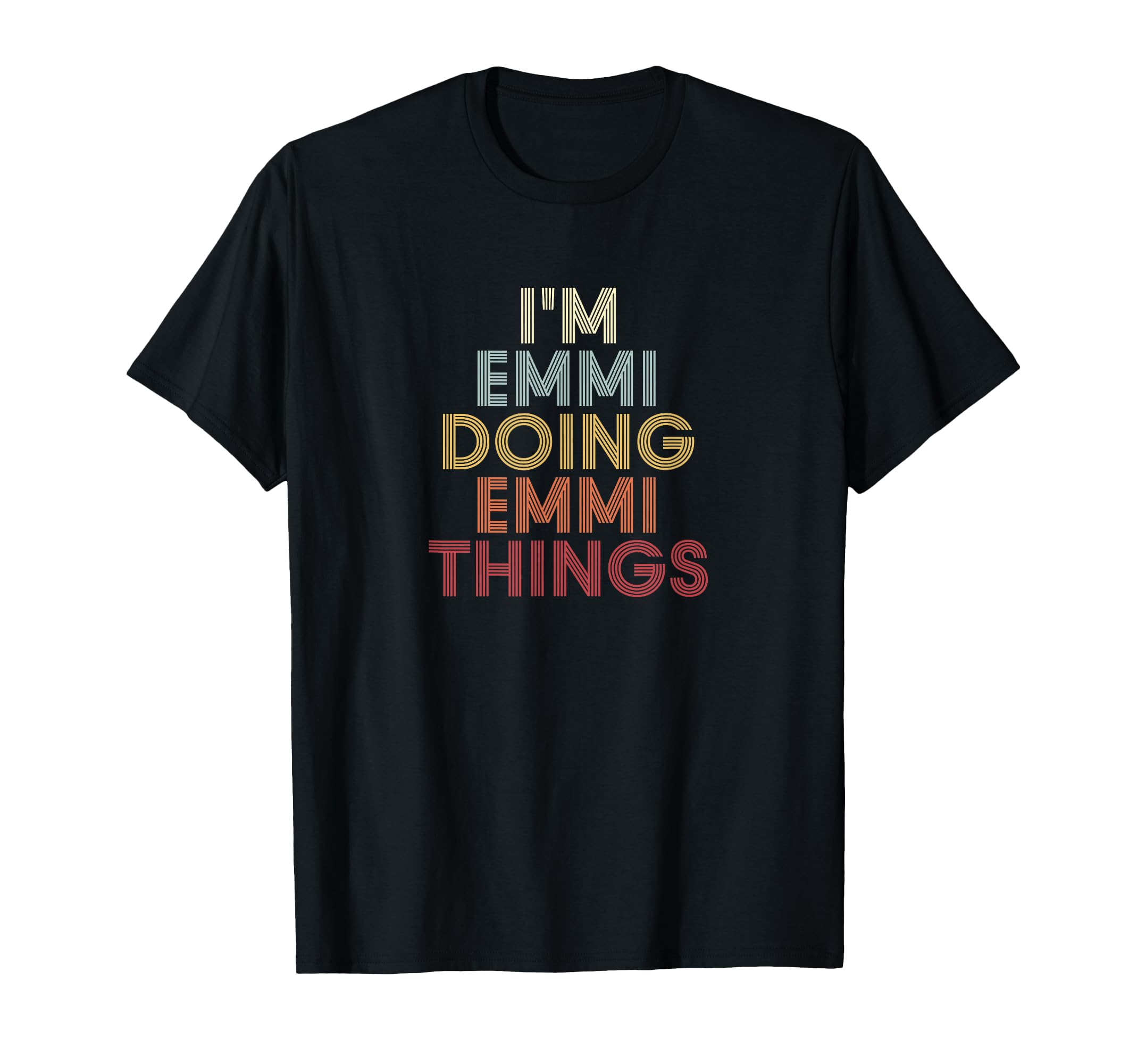 

Emmi Name Emmi Personalized Name First Given T-Shirt чёрный