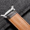 Cowhide Watch Band for Samsung Galaxy Watch Ultra 47mm No Gap Strap for Galaxy Watch 7 47mm for Men Women Soft Busines Bracelet