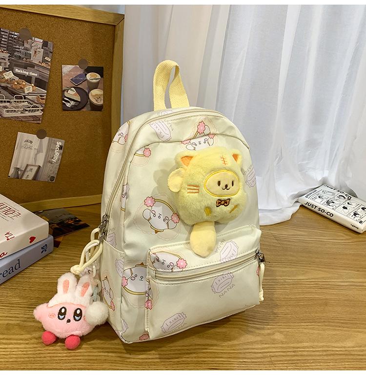Schoolbag spring soft girl candy color schoolbag Japanese ins schoolgirl backpack small fresh cute mini backpack