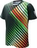 XIOM Table Tennis Game Japan Table Tennis Association Dark 1011 Shirt, Approved, Dry, Quick-Drying, Sweat-Absorbing, TEMPA, Green, XL,