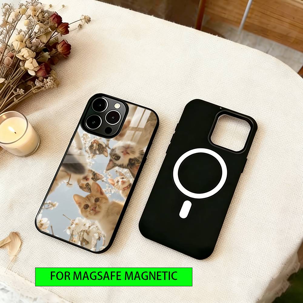 The Cat Crew Phone Case For iPhone17,16,15,14,13,12,11 Plus,Pro Magnetic with Magsafe Wireless Charging