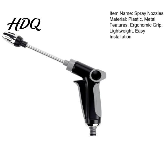 Pet Bath Hose Nozzle Garden with 360-degree Adjustable Spray High Pressure Water Cleaning Jet Universal 3/4" Thread for Car Wash & Garden