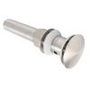 Stainless Steel Sink Drain with Overflow Undercounter Sink Drain Filter Stopper for Home