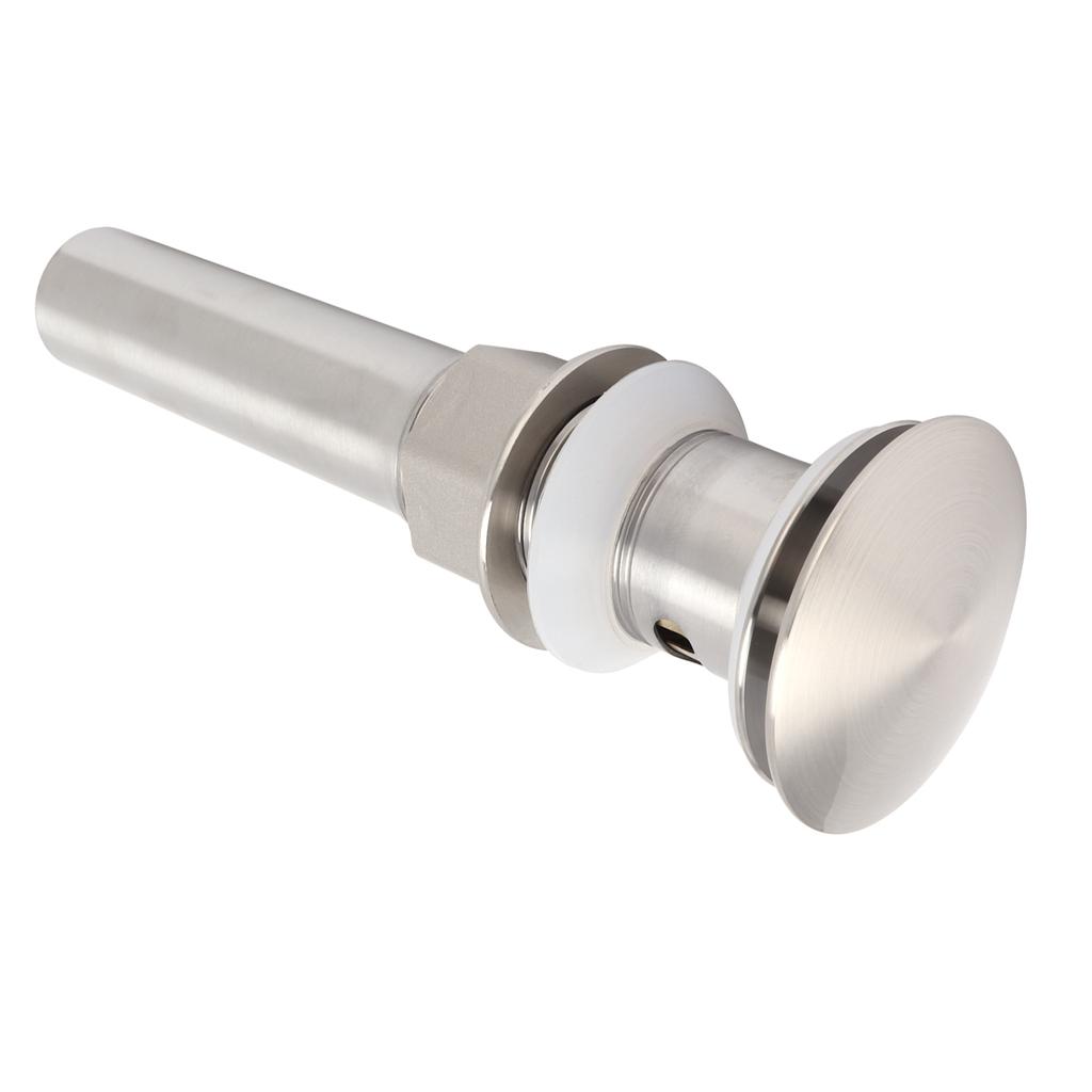 Stainless Steel Sink Drain with Overflow Undercounter Sink Drain Filter Stopper for Home