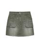 INSTANTFUNK Cargo Denim Mini Skirt