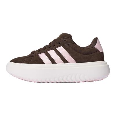 Grand Court Platform Klasyczne Wygodne Sneakersy Damskie Sneakersy Brązowe Różowe KI5137