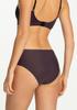 Figi damskie klasyczne bezszwowe w modnym kolorze Dark Plum Julimex