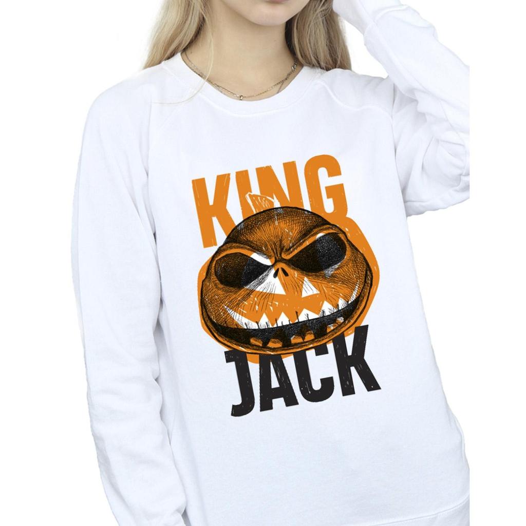 Disney Womens/Ladies The Nightmare Before Christmas King Jack Sweatshirt