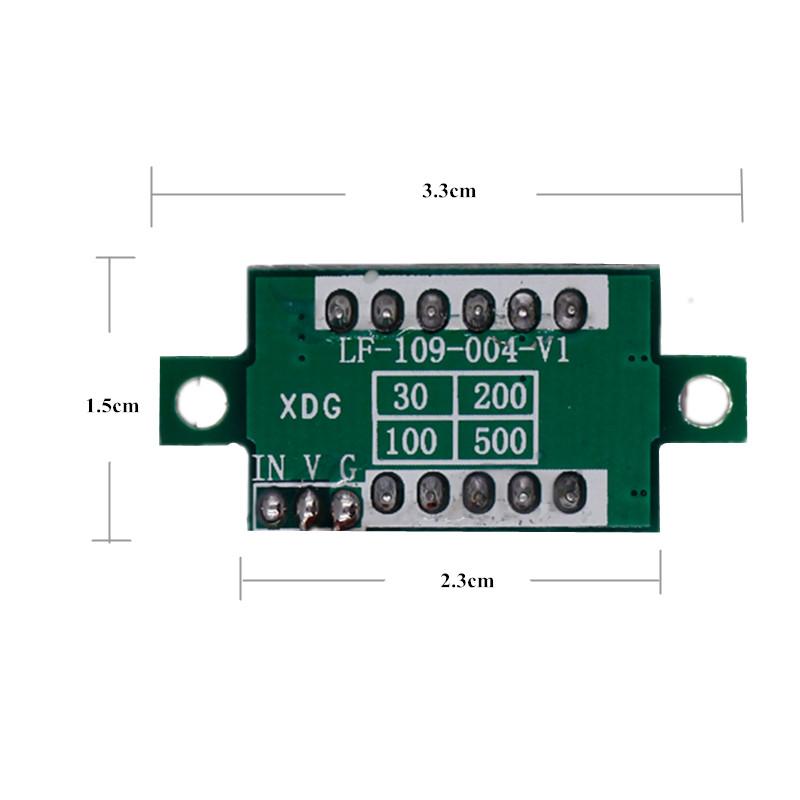 Red LED display Mini Digital 4.5v-30v Voltmeter tester Voltage Panel Meter For Electromobile Motorcycle car 38%Off