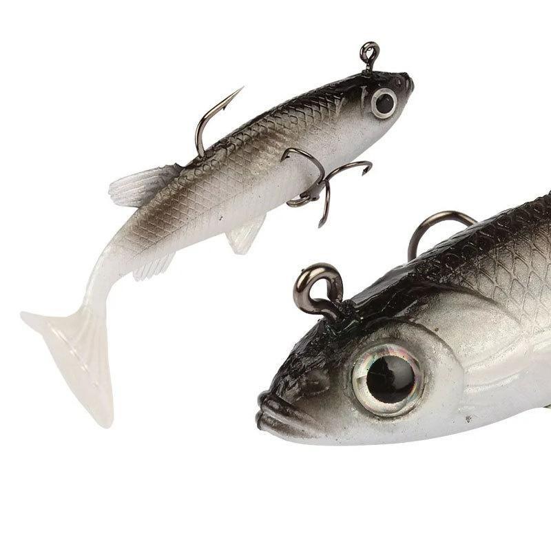 1Pc Silicone Fishing Lures Artificial Bait Bass Fishing Bait Cool Fishing Accessory