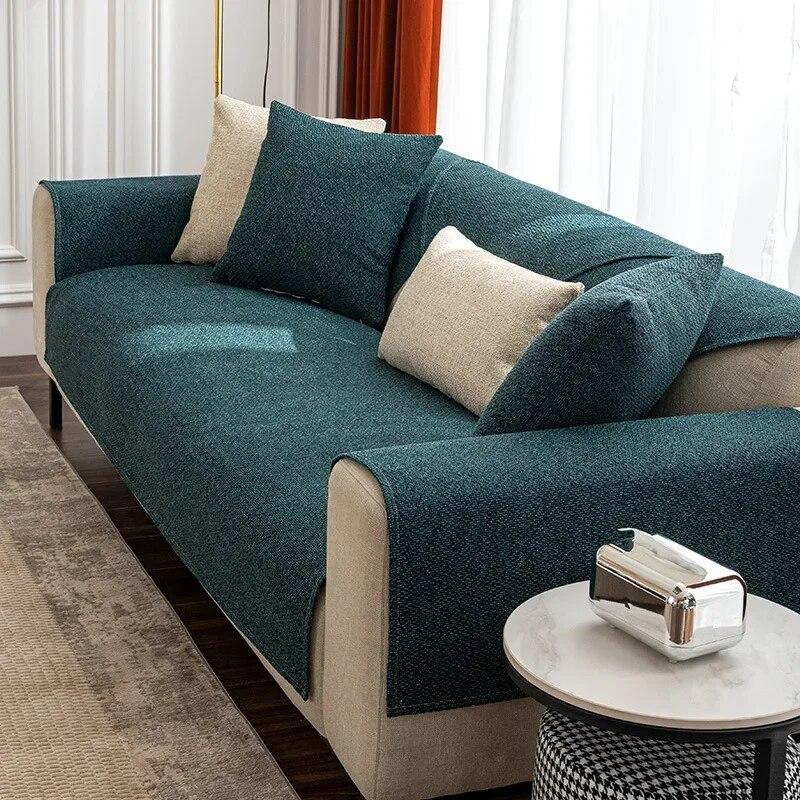 

Льняной коврик в японском стиле, минималистичный современный коврик для гостиной, дивана, всесезонный универсальный однотонный коврик, ткань 70x70cm