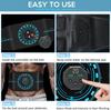 EMS Muscle Stimulator Electric Abdominal Trainer Belt Abs Toner Body Slimming Fitness Training Equipment Lose Weight Burning Fat
