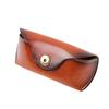 JOGUJOS Genuine Leather Glasses Case Retro Sunglasses Sunglasses Universal Cowhide Glasses Bag Portable Anti-pressure Glasses Case