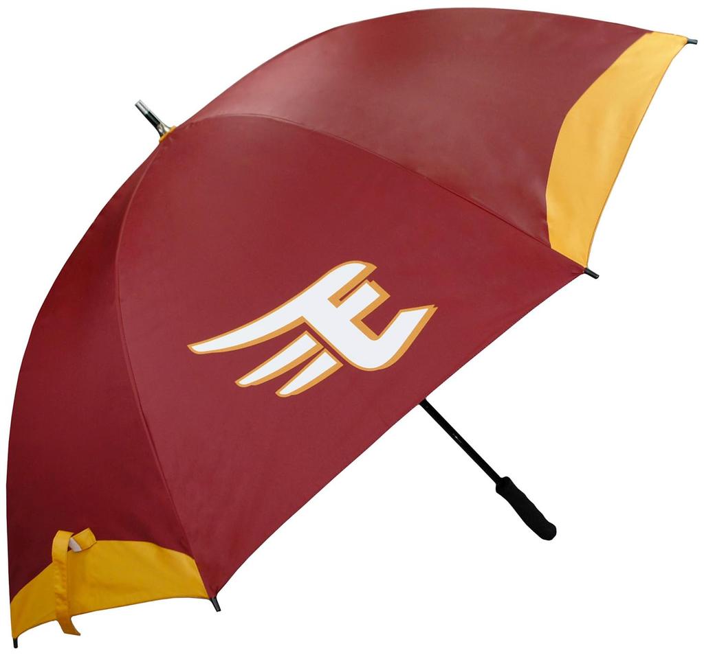 LEZAX Tohoku Rakuten Golden Eagles Golf Umbrella, Red, REUM-5747