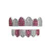 WISH Micro Inlaid Gold Teeth Set Sharp Teeth Vampire Teeth Hip Hop Accessories Teeth Set Factory