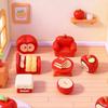 Miniature Dollhouse Furniture Accessories Mini Resin Fruit Theme Sofa Bed Table Bookshelf Statue for Fairy Garden Micro Landscape Home Decor