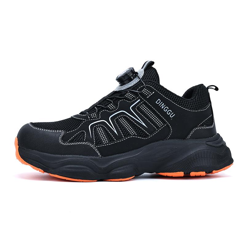 

Breathable Indestructible shoes Anti puncture Safety Shoes Men Anti-smash Work Sneakers Men Steel toe shoes Security footwear 39