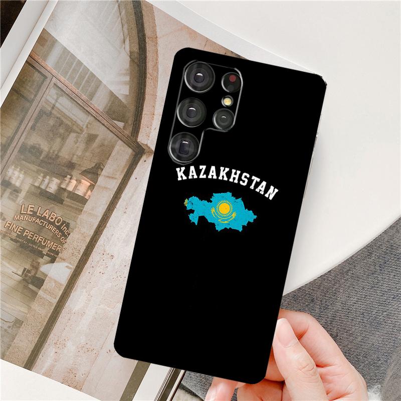 

Kazakhstan Flag Art Phone Case For Samsung Galaxy S25 Ultra S9 S10 S20 FE S21 S22 S23 Plus S24 Ultra Full Cover Galaxy S24 Plus