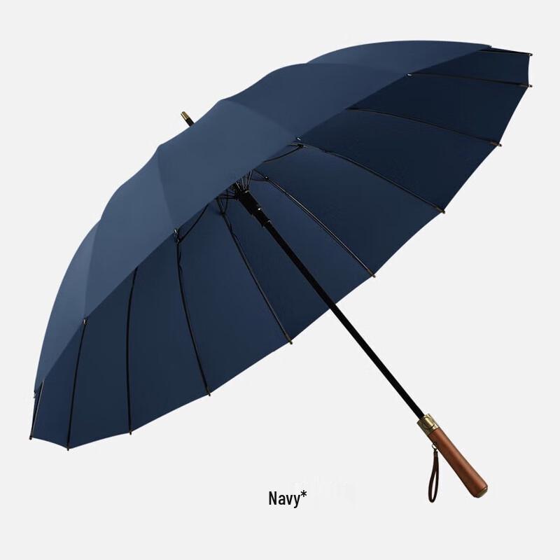 Meidu Oversized 24-Rib Wood Handle Umbrella