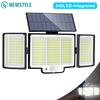 328/348 Lumini Solare LED Lumini de Securitate pentru Exterior Cu Telecomandă Lumini cu Senzor de Mișcare Unghi de 270° Lampă de Inundație pentru Perete Impermeabilă