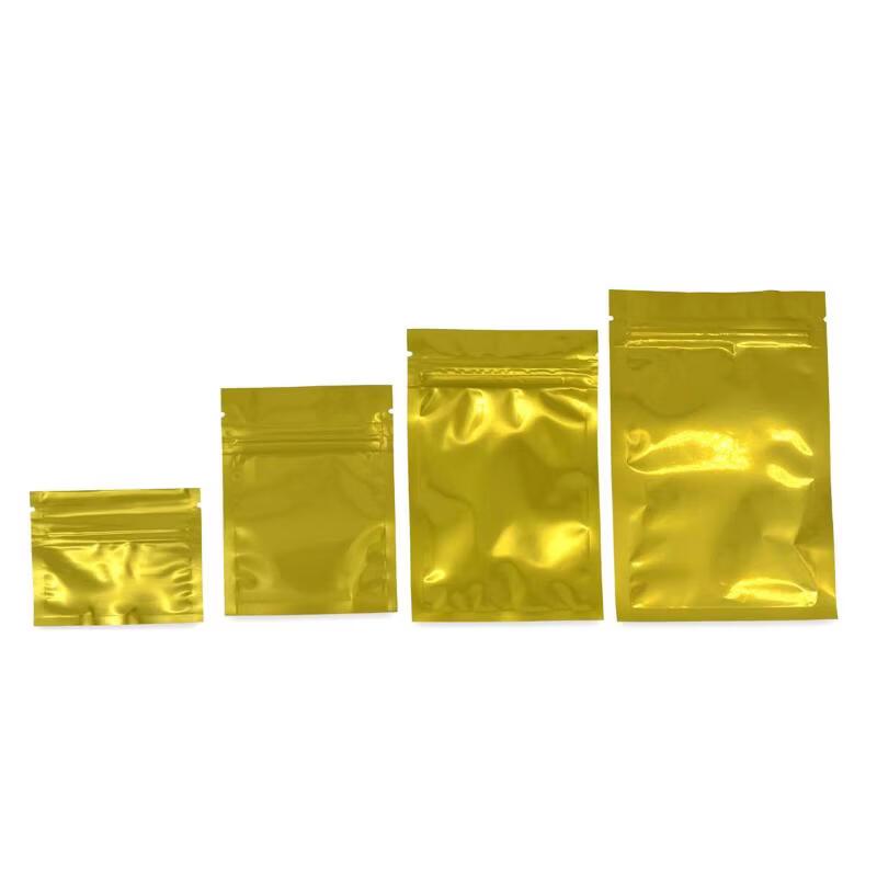 Double-Sided Glossy Aluminum Foil Zipper Bags