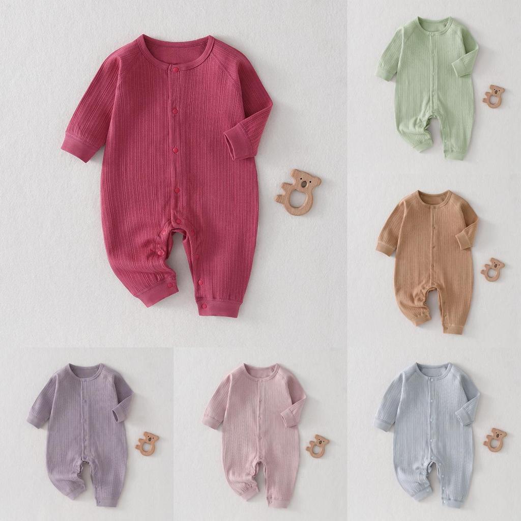 Newborn Cotton Knit Romper With Detachable Hood For Baby Boys And Girls