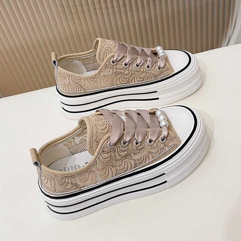 

Маленькие белые туфли детские летние новые - это женские студенческие повседневные сетчатые универсальные кеды для уличной съемки 40 хаки