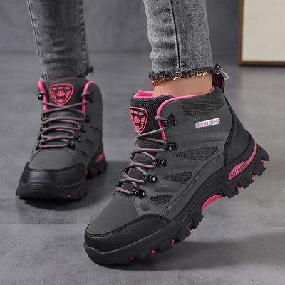 Women's Shoes Large Size Outdoor Shoes High-top Shoes Wear-resistant Shoes Mountaineering Shoes Sports Shoes Climbing Shoes Physical Shoes Sports
