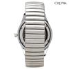 Klefer Serdica Analog White Metal Japanese Silver Watch, Dial, Strap, Movement, SD-AM329-WTS, Men's,
