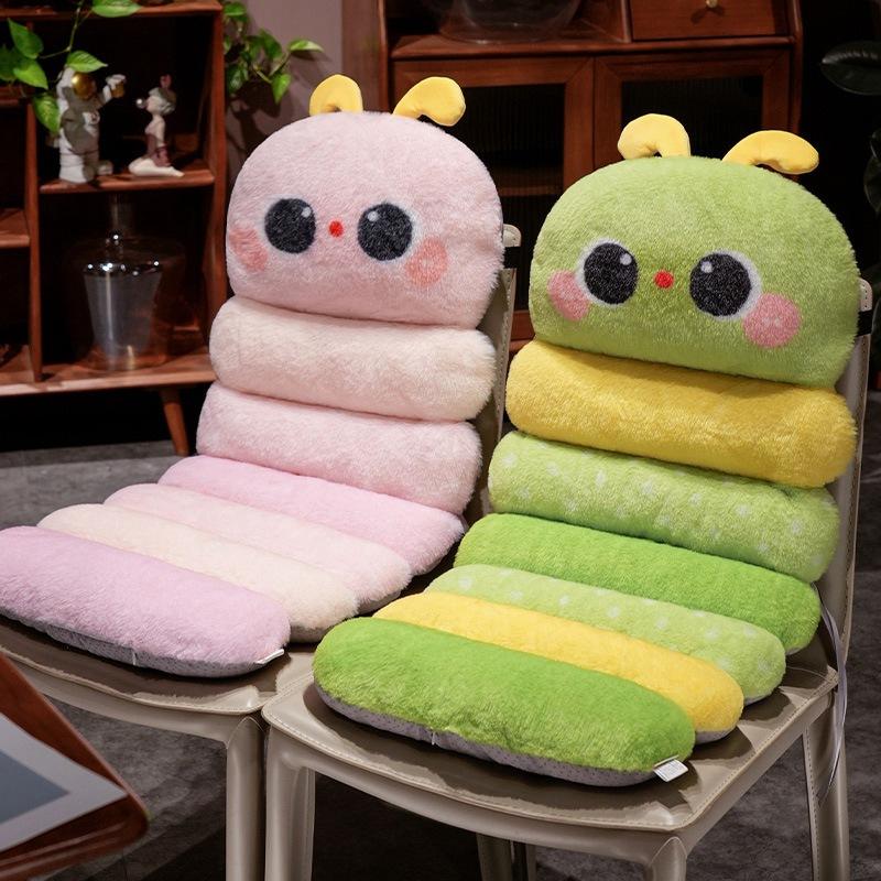 Autumn And Winter Thickened One-Piece Seat Cushion Lazy One-Piece Butt Cushion Office Cat Claw Cushion Caterpillar Plush Chair Cushion