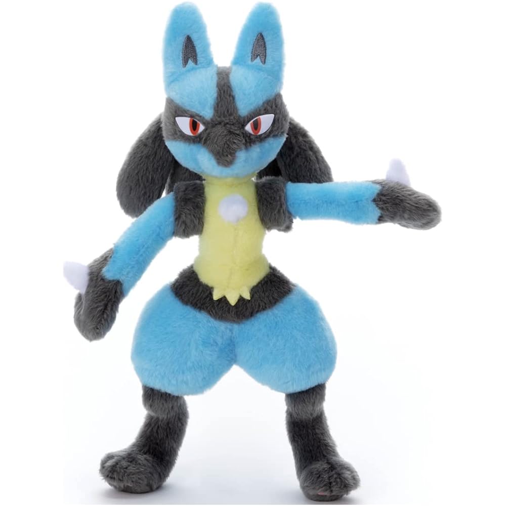 Pokmon Lucario Plush Toy 29cm Height Soft Stuffed Animal Kids