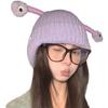 Big Head Funny Knitted Hat Cute Frog Wool Hat Women Autumn and Winter Warm Hat Women New Cold Hat