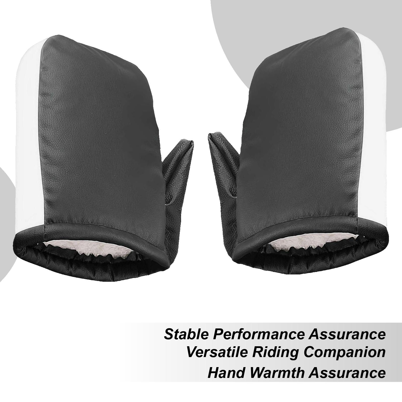 

Motorcycle Handlebar Muffs PU Leather Reflective Comfortable Windproof Winter ATV Muffs Thermal Handlebar Gloves For Men Women China Mainland