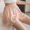 Kant Slaapshort Effen Kleur Veiligheidsshorts voor Dames Lichtgewicht Zomer Short voor Comfortabel Slapen