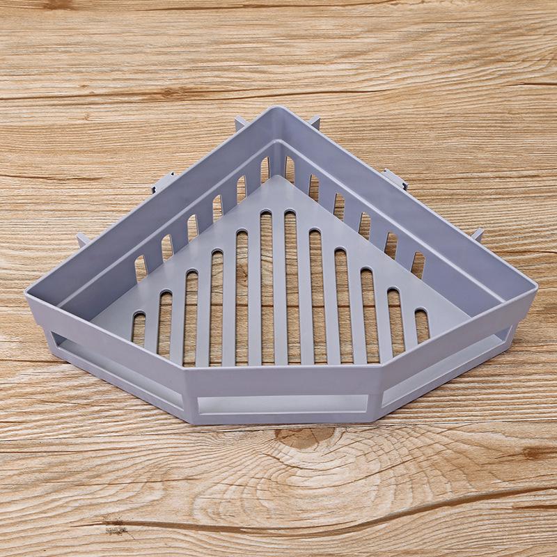 SOOTOP Bathroom Shower Shelf Traceless Plastic Corner Storage Rack Bathroom Kitchen Storage Organizer Shower Caddy SOOTOP Bathroom Shower Shelf Traceless Plastic Corner Storage Rack Bathroom Kitchen Storage Organizer Shower Caddy