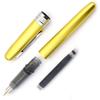 PLATINUM Plaisir Fountain M Medium Bali Citrus pen PGB-1000#47 pen/Nib size Medium/Color Yellow/Handmade/Plastic packaging/Fountain
