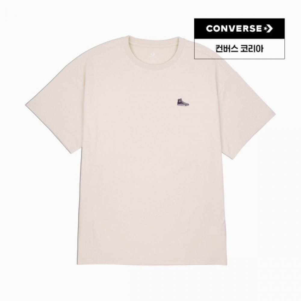 Converse Go To Loose FiT Sneaker PaTch T shirT naTural Ivory 10027239 A11 100