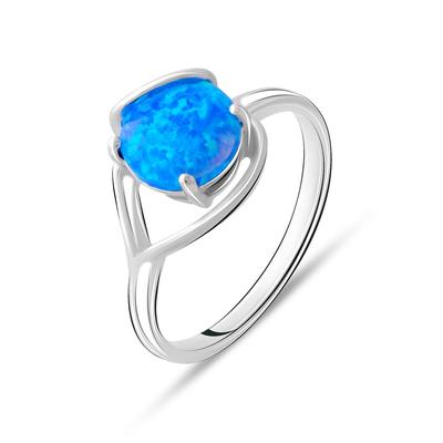 Silberring mit Opal 0,788 ct (2072843) 2,82 gr. 925 Proben