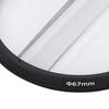 62mm Doppel-Split-Diopter-Filterglas Doppel-Halbmond-Weichzeichner Spezialeffektfilter für spiegellose Kamera SLR-Kamera