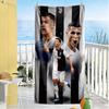 Ronaldo's Rainy Night Beach Towel High Absorbency & Quick-Dry Comfortable Lightweight