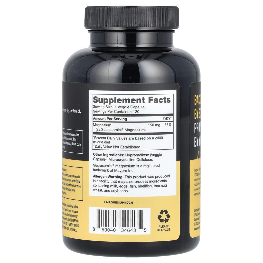 Magnesium, 120 Capsules