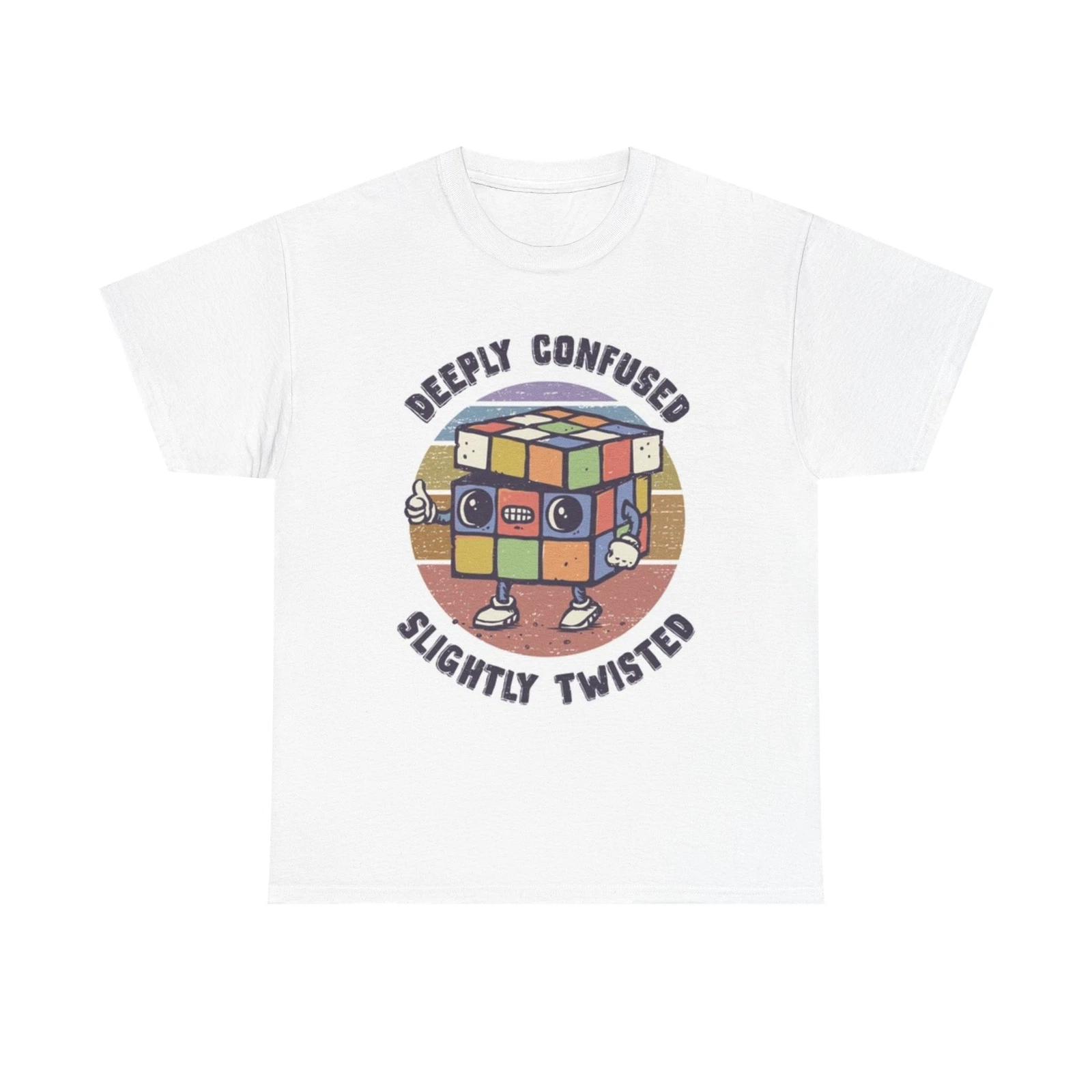 Men s and Women s T-shirts Deeply Confused Slightly Twisted Graphic XXL