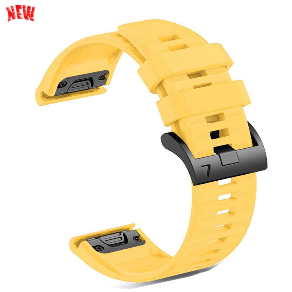 22mm 26mm Silicone QuickFit Sports Strap For Garmin Epix PRO Instinct 3 Quatix/DELTA/TACTIX/Fenix 6XPro 7 E 8pro 5XPlus Bracelet