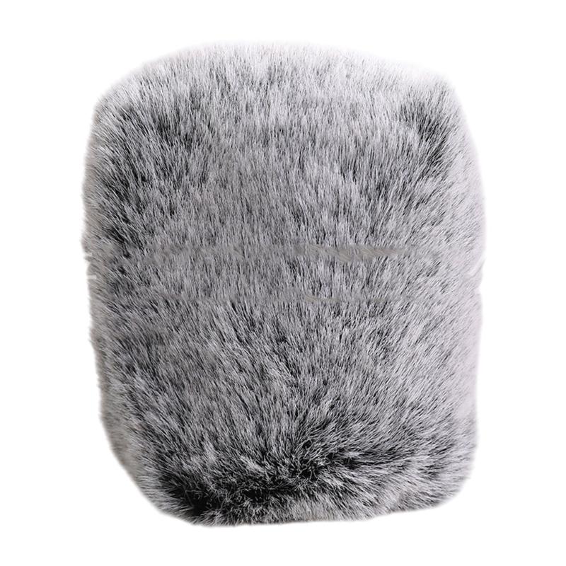 Soft Microphone Windscreen Outdoor Artificial Furry Windshield Muff Windscreen Cover for LCT 240 Microphone Accessor